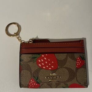 Coach strawberry wallet